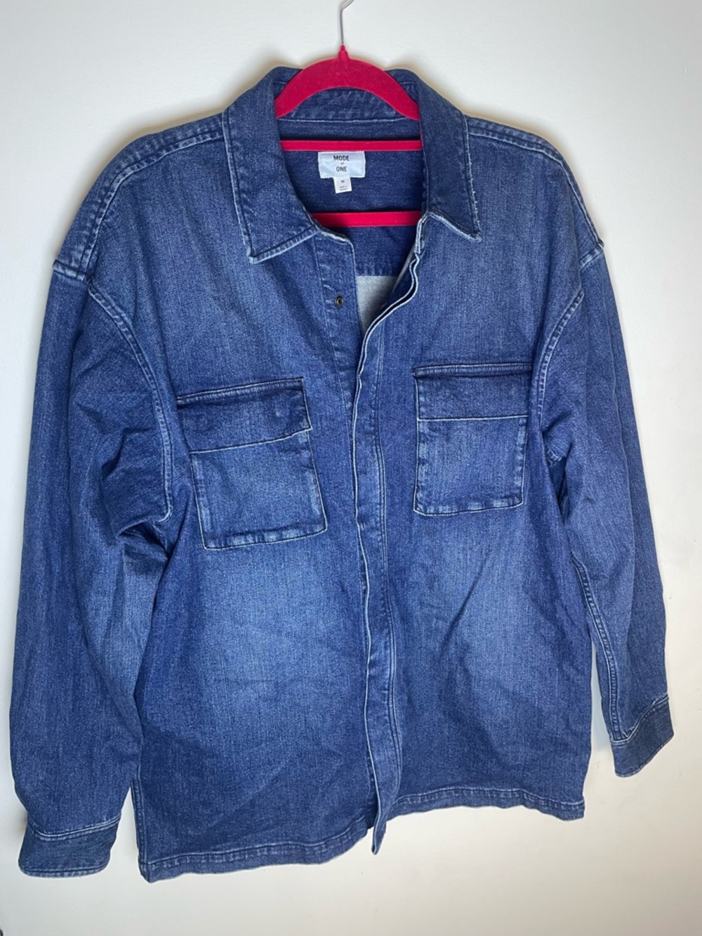 Madewell Blue Denim Utility Jacket - Picture 2 of 7